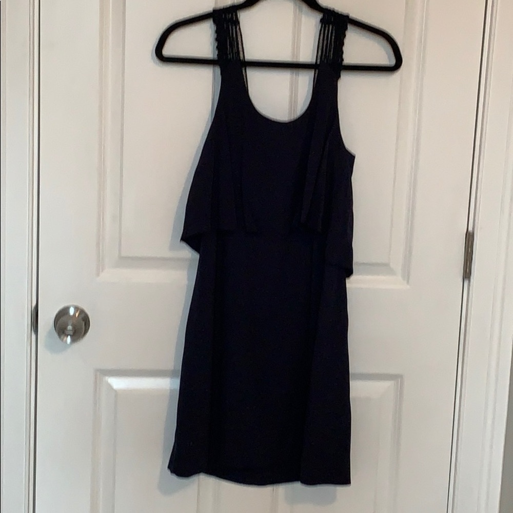 Anthropologie Maeve Navy Dress